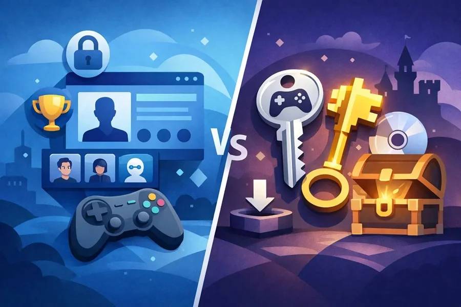 Game Accounts Versus Game Keys in 2026