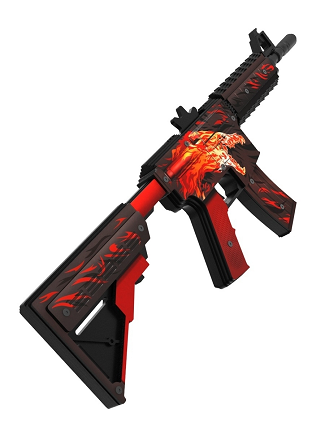 CS:GO M4A4 Howl(Battle Scarred) Contraband Rifle Steam Skin Global