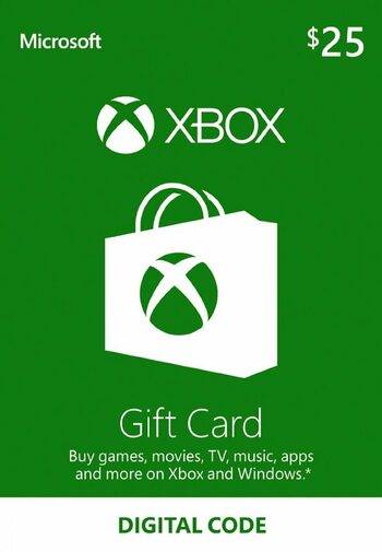 XBOX Live $25 Prepaid Card US Digital Code