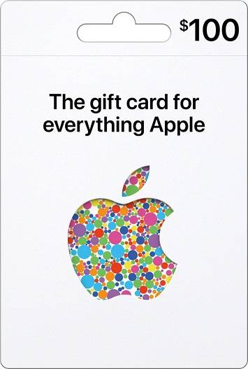 Carta regalo Apple da $ 100 negli Stati Uniti