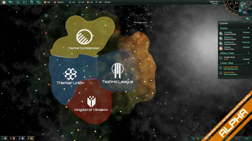 Chiave CD Steam di Stellaris Galaxy Edition