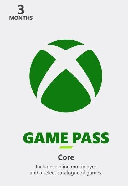 XBOX Game Pass Core 3 Months Subscription Card GLOBAL