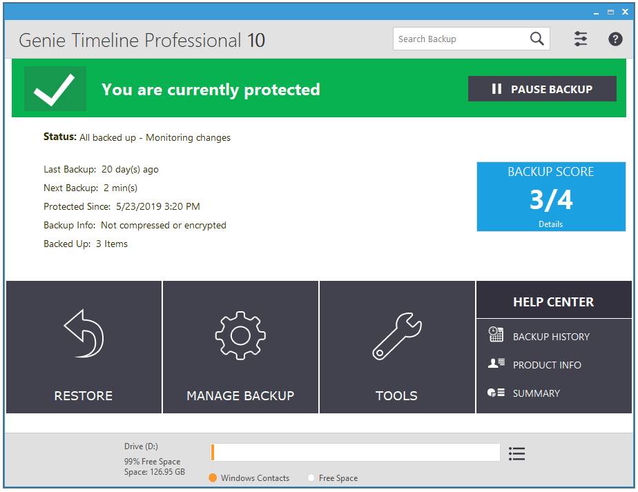 Genie Timeline Professional 10 CD Key
