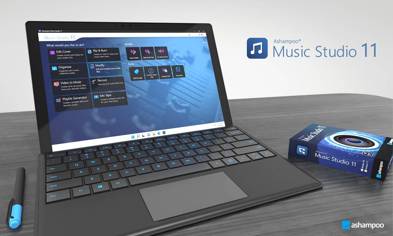 Clave de CD de Ashampoo Music Studio 11