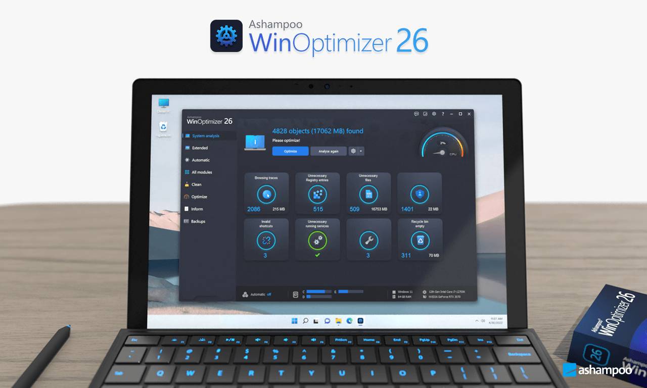 Ashampoo WinOptimizer 26 Key (3 PCs)