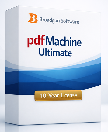 Broadgun Software pdfMachine ultimate 10 Years Key Global