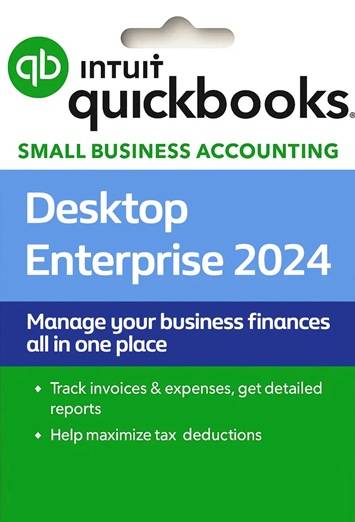 QuickBooks Enterprise Accountant Edition 2024 (PC) - 1 dispositivo, 1 anno - Versione USA e versione Canada Globale