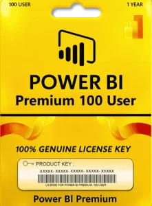 Microsoft Power BI Premium 1 Year 100 Users Key GLOBAL